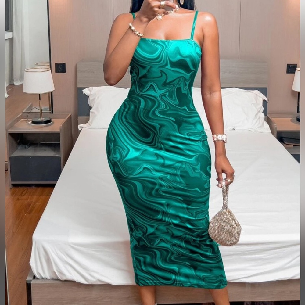 Teal Dress